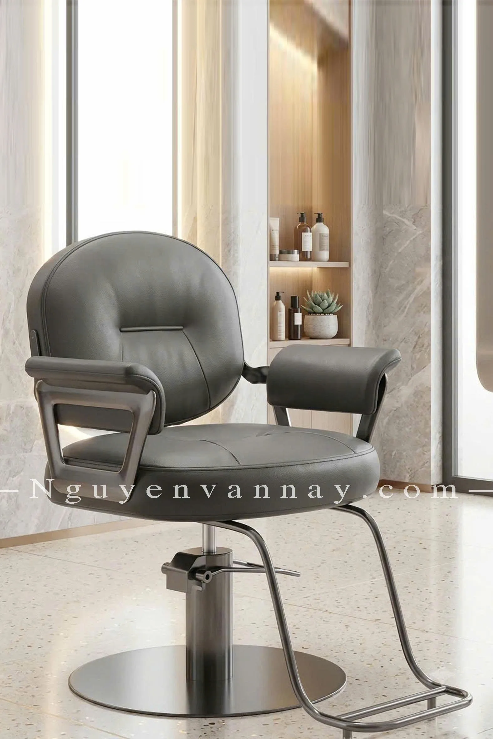 Ghế Barber Chair Ngả Lưng Thư Giãn - Handcrafted Vietnamese Pottery