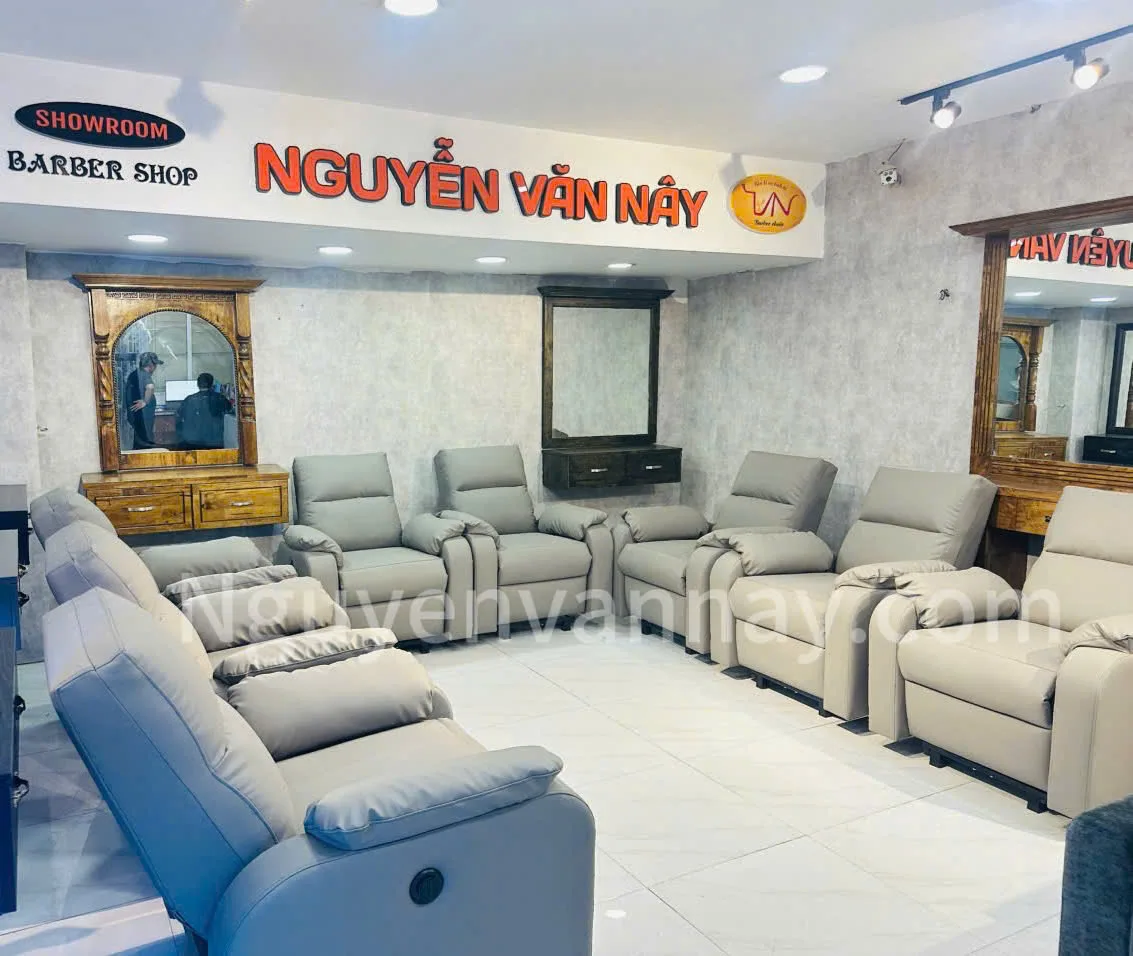 Ghế Barber Chair Ngả Lưng Thư Giãn - Handcrafted Vietnamese Pottery