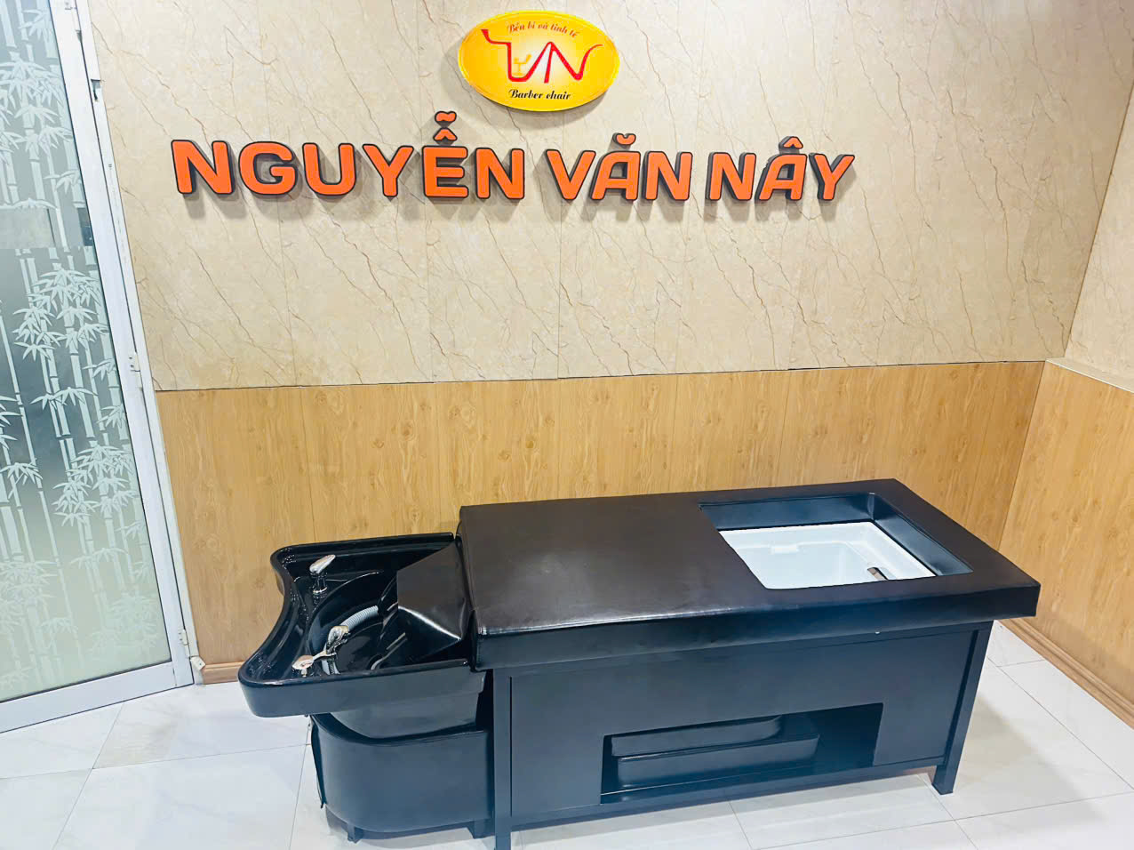 Giường Gội Đầu Chân Thùng Bồn Sứ Cao Cấp VN-GT001